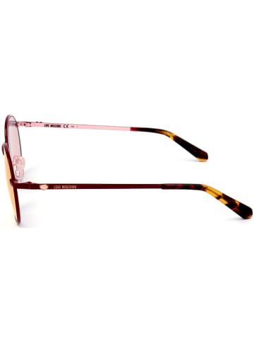 Moschino Damen-Sonnenbrille in Bordeaux/ Orange