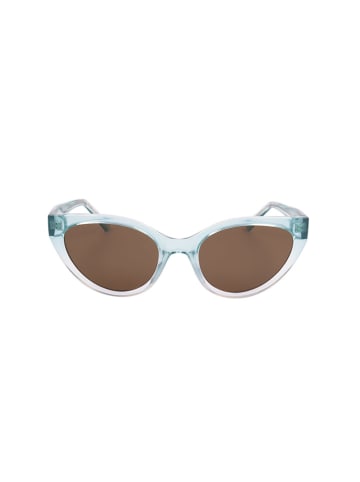 Love Moschino Damen-Sonnenbrille in Hellblau/ Hellbraun