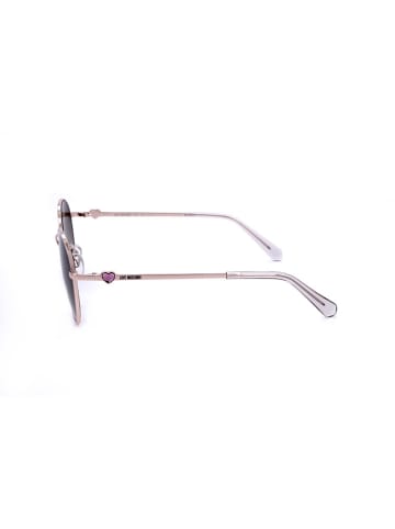 Love Moschino Damen-Sonnenbrille in Gold/ Grau