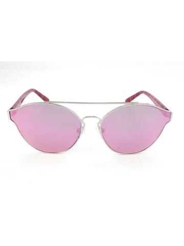 Missoni Dameszonnebril zilverkleurig/geel-roze