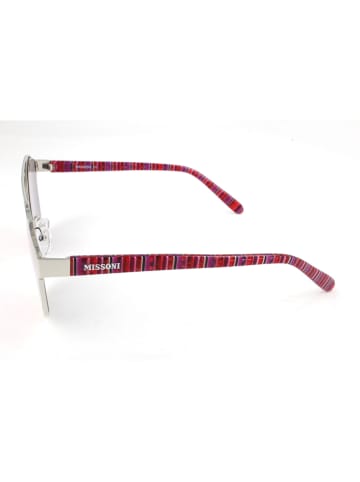 Missoni Dameszonnebril zilverkleurig/geel-roze