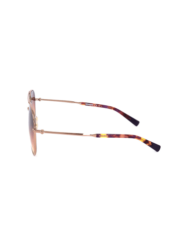 Missoni Damen-Sonnenbrille in Gold/ Hellbraun