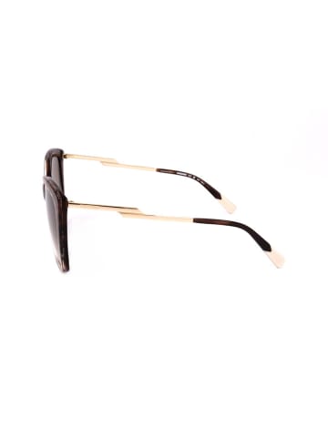 Missoni Damen-Sonnenbrille in Braun-Gold/ Hellbraun