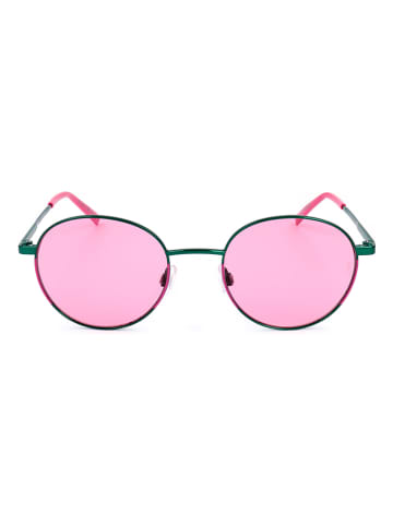 Missoni Damskie okulary przeciwsłoneczne w kolorze zielono-jasnoróżowym