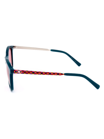Missoni Damen-Sonnenbrille in Petrol/ Rosa