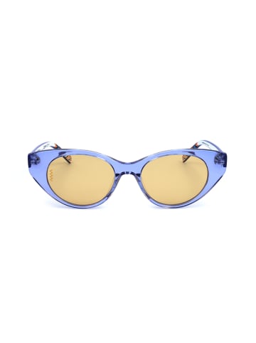 Missoni Damen-Sonnenbrille in Transparent-Blau/ Gelb