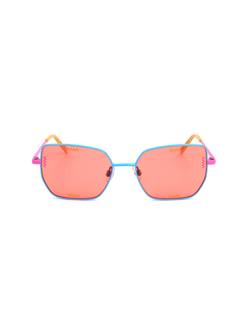 Missoni Damen-Sonnenbrille in Hellblau-Pink-Gelb/ Apricot