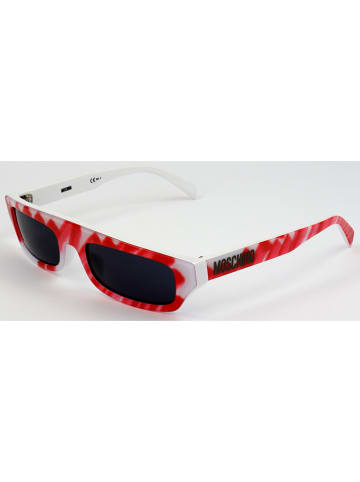 Moschino Damen-Sonnenbrille in Rot-Weiß/ Schwarz