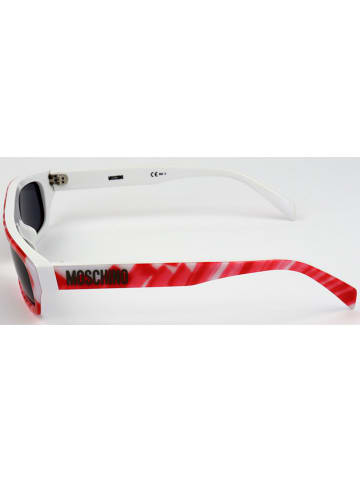Moschino Dameszonnebril rood-wit/zwart
