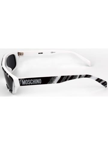 Moschino Damen-Sonnenbrille in Weiß/ Schwarz