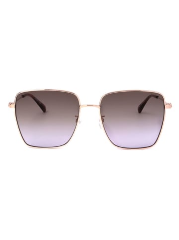 Moschino Damskie okulary przeciwsłoneczne w kolorze złoto-fioletowym