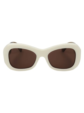 OFF WHITE Unisex-Sonnenbrille in Weiß/ Braun