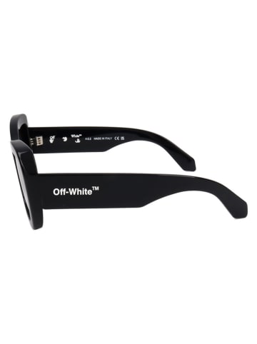 OFF WHITE Okulary przeciwsłoneczne unisex w kolorze czarno-szarym