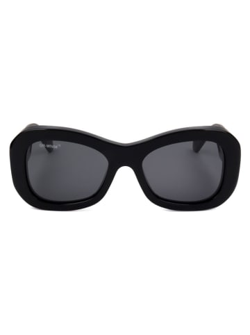 OFF WHITE Unisex-Sonnenbrille in Schwarz/ Grau