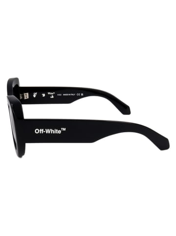 OFF WHITE Okulary przeciwsłoneczne unisex w kolorze czarno-szarym