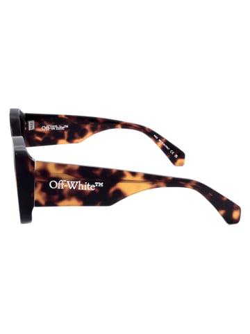 OFF WHITE Okulary przeciwsłoneczne unisex w kolorze brązowym