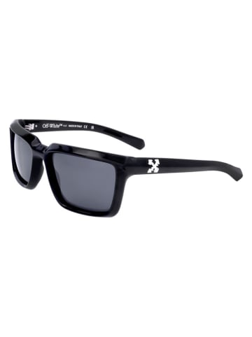 OFF WHITE Okulary przeciwsłoneczne unisex w kolorze czarno-szarym