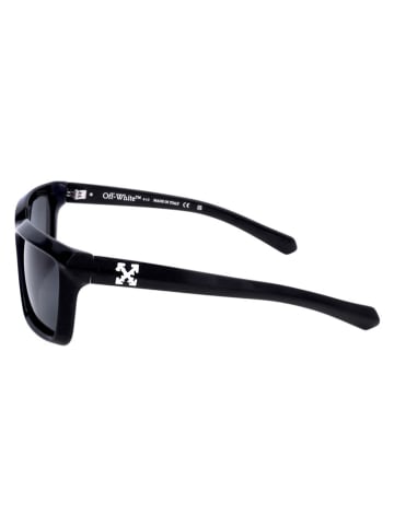 OFF WHITE Okulary przeciwsłoneczne unisex w kolorze czarno-szarym