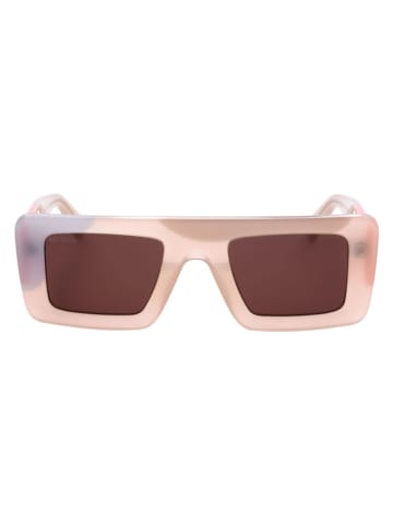 OFF WHITE Okulary przeciwsłoneczne unisex w kolorze brązowym ze wzorem
