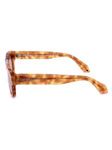 OFF WHITE Uniseks zonnebril lichtbruin