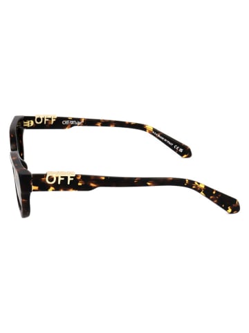 OFF WHITE Unisex-Sonnenbrille in Braun/ Grün