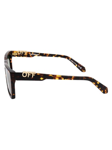OFF WHITE Unisex-Sonnenbrille in Braun/ Grün