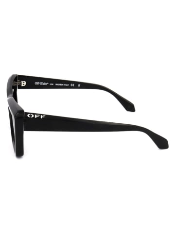 OFF WHITE Okulary przeciwsłoneczne unisex w kolorze czarno-szarym