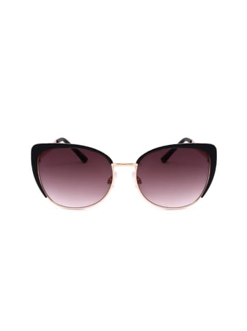 Oscar de la Renta Damen-Sonnenbrille in Gold-Schwarz/ Lila
