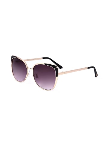 Oscar de la Renta Damen-Sonnenbrille in Gold/ Lila