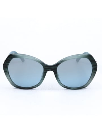 Swarovski Damskie okulary przeciwsłoneczne w kolorze turkusowo-zielonym