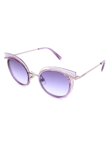 Swarovski Damskie okulary przeciwsłoneczne w kolorze fioletowym