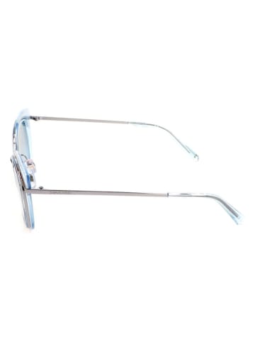 Swarovski Damen-Sonnenbrille in Hellblau/ Silber