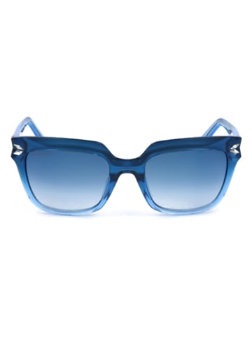 Swarovski Damskie okulary przeciwsłoneczne w kolorze niebieskim