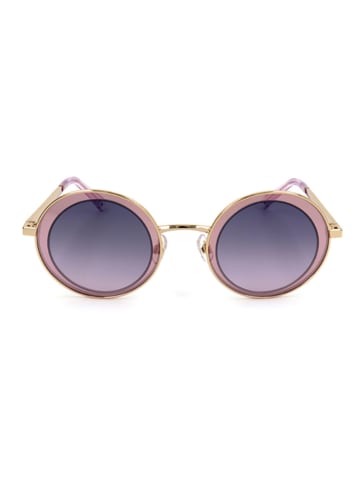 Swarovski Damen-Sonnenbrille in Gold/ Lila-Rosa
