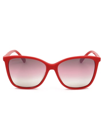 Swarovski Damskie okulary przeciwsłoneczne w kolorze czerwono-różowym