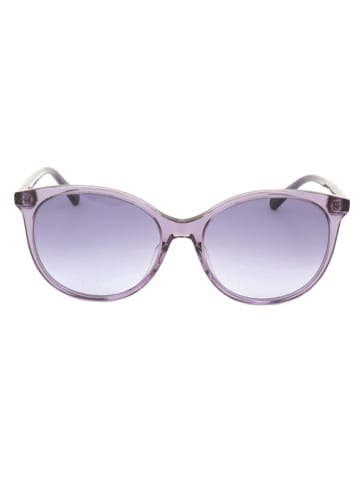 Swarovski Damskie okulary przeciwsłoneczne w kolorze fioletowym