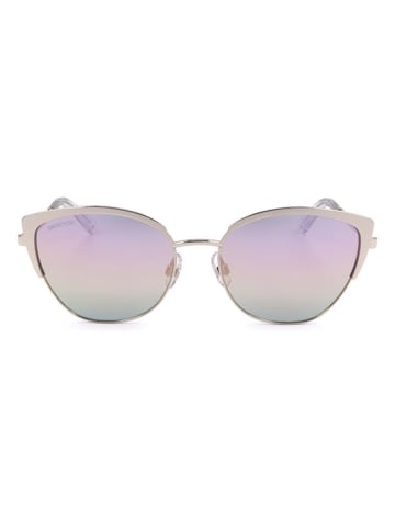 Swarovski Damskie okulary przeciwsłoneczne w kolorze srebrnym