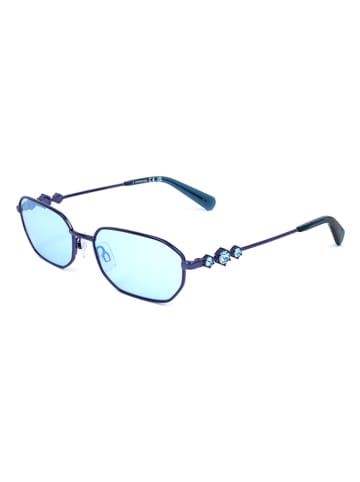 Swarovski Dameszonnebril blauw