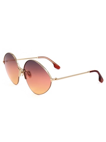 Victoria Beckham Damen-Sonnenbrille in Gold/ Orange