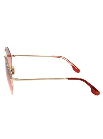 Victoria Beckham Damen-Sonnenbrille in Gold/ Orange