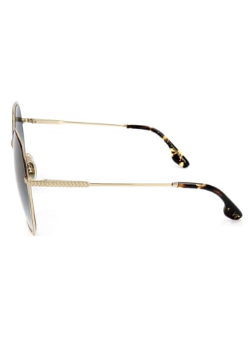 Victoria Beckham Dameszonnebril goudkleurig/petrol-beige