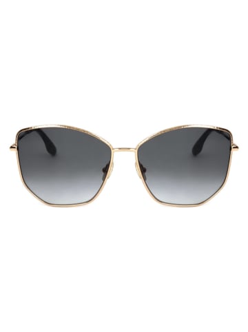 Victoria Beckham Damen-Sonnenbrille in Gold/ Grau