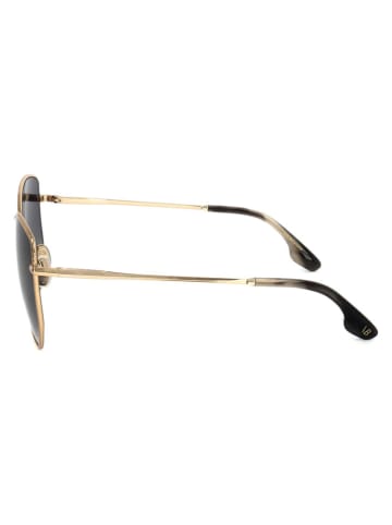 Victoria Beckham Damen-Sonnenbrille in Gold/ Grau