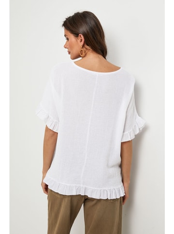 Lin Passion Blouse wit