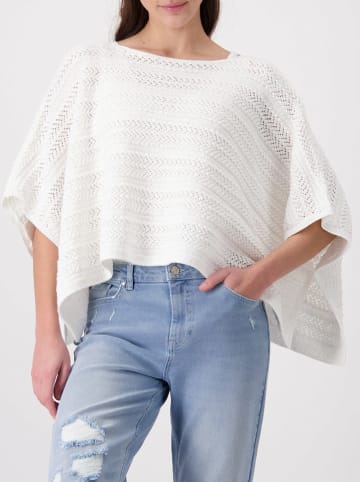 monari Poncho in Weiß