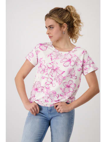 monari Shirt in Rosa/ Weiß