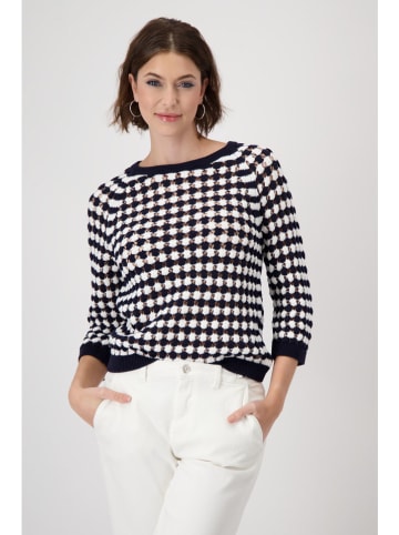 monari Trui donkerblauw/wit