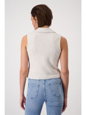 monari Gebreide gilet beige