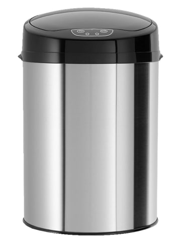 Echtwerk Sensor-Badabfalleimer in Silber - 9 l