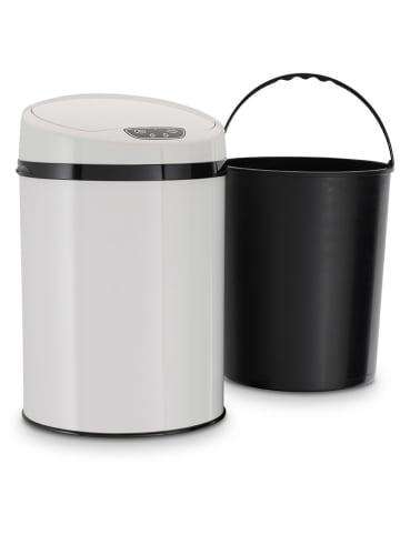 Echtwerk Sensor-Badabfalleimer in Weiß - 9 l